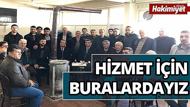 BİZ VATANDAŞIMIZA HİZMET İÇİN BURALARDAYIZ