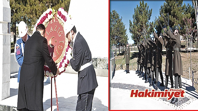 Elazığ'da Şehitler Saygı Atışı İle Anıldı 