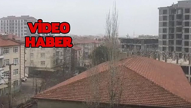 Elazığ güne karla başladı