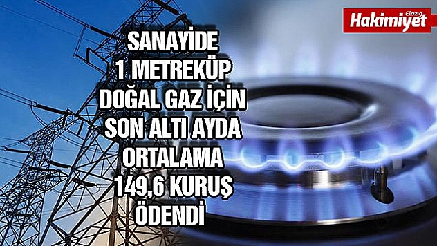 Elektrik ve doğal gaz fiyatları istatistikleri açıklandı