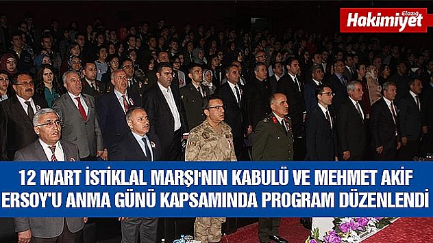 İSTİKLAL MARŞI'NIN KABULÜNÜN 98'İNCİ YILI