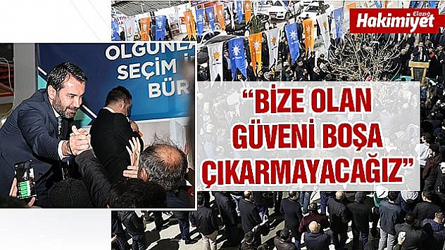 ŞERİFOĞULLARI: 'ELAZIĞ'I BİRLİKTE YÖNETECEĞİZ'