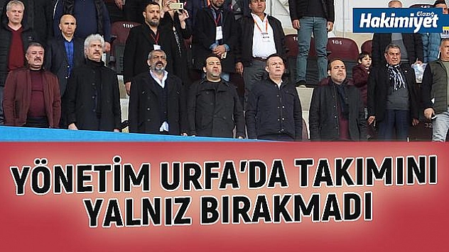 Yönetimden Urfa çıkartması!