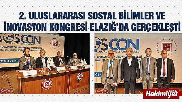 2. ULUSLARARASI SOSYAL BİLİMLER VE İNOVASYON KONGRESİ ELAZIĞ'DA GERÇEKLEŞTİ