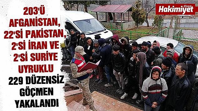 229 Göçmen Yakalandı