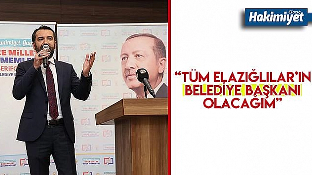 BAŞKAN ŞERİFOĞULLARI, ELAZIĞ HALKINA TEŞEKKÜR ETTİ