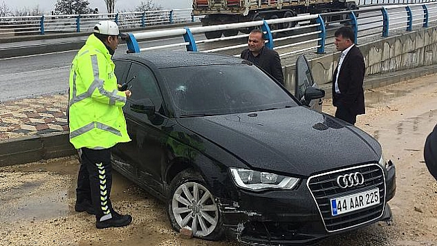 ELAZIĞ'DA TRAFİK KAZASINDA 1 KİŞİ YARALANDI