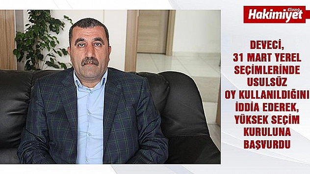 Gümüşbağlar Köyü Muhtar Adayı Deveci, YSK'ya Başvurdu