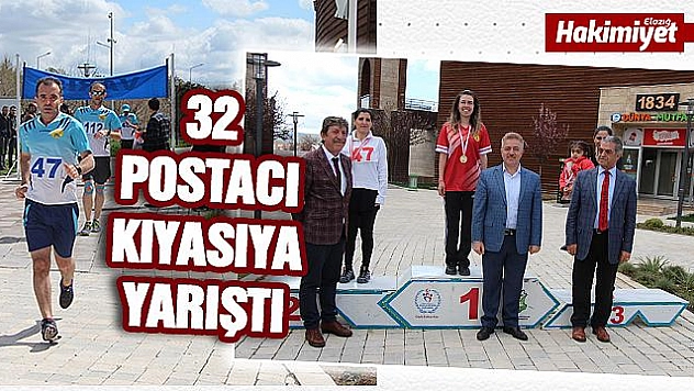 Kadın ve Erkek Postacılar Kıyasıya Yarıştı