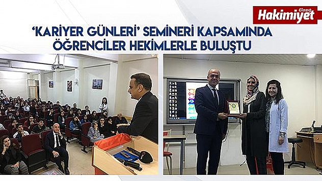 Öğrenciler 'Kariyer Günleri'nde hekimlerle buluştu
