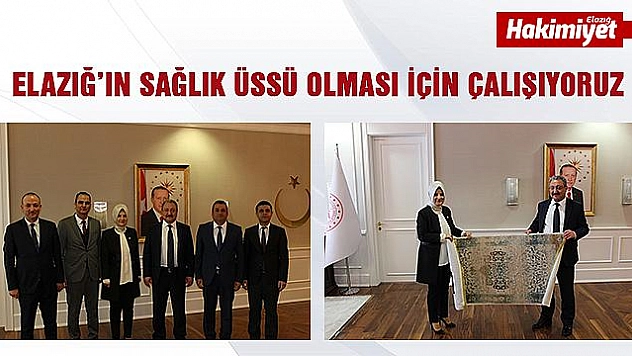 SERMİN BALIK, ''ELAZIĞ'IN SAĞLIK ÜSSÜ OLMASI İÇİN ÇALIŞIYORUZ''