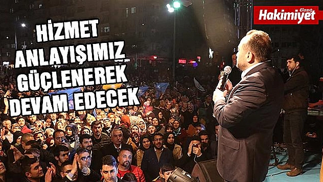 ZÜLFÜ TOLGA AĞAR'DAN ELAZIĞ HALKINA TEŞEKKÜR