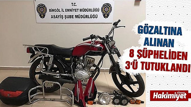 3 şüpheli tutuklandı