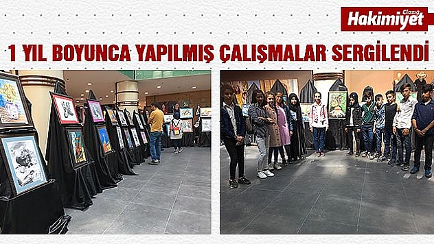 Çocuklardan 'Keşfedilmemiş Renkler' sergisi
