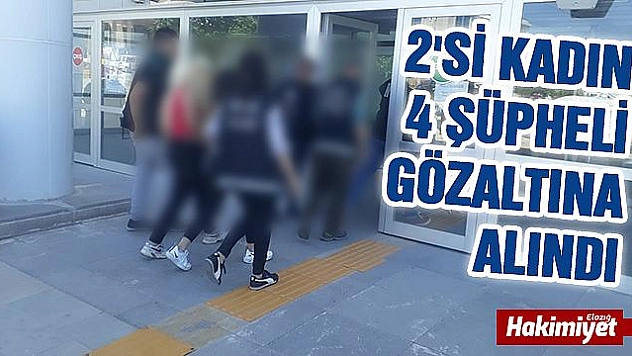Elazığ'da uyuşturucu operasyonu