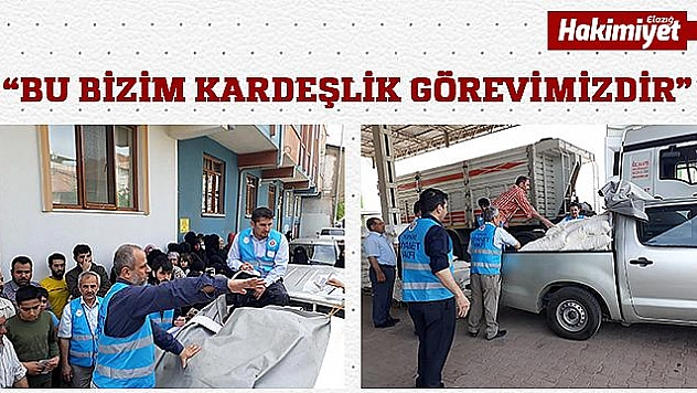 ELAZIĞ MÜFTÜLÜĞÜ RAMAZAN YARDIMLARINA DEVAM EDİYOR