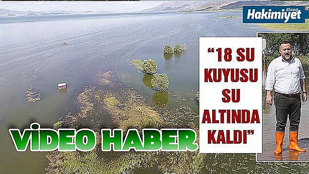 İçme Suyu Kuyuları Su Altında Kaldı