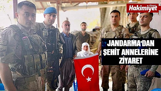 Jandarma'dan şehit annelerine ziyaret
