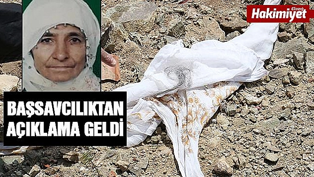 Köpeklerin öldürdüğü, yaşlı kadın ile ilgili başsavcılıktan açıklama