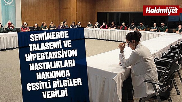 Şehir hastanesinde eğitim semineri