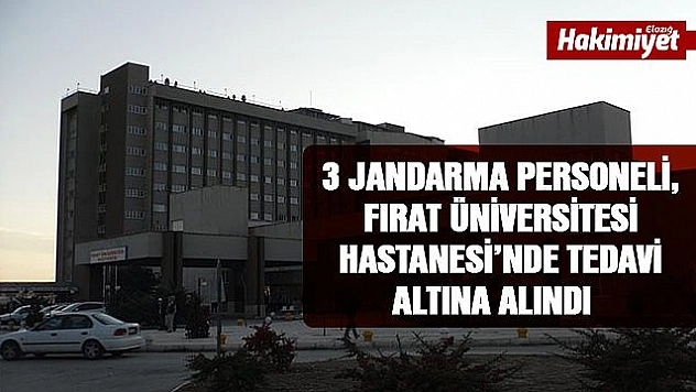 Tunceli'deki terör operasyonu, 3 yaralı Elazığ'a getirildi