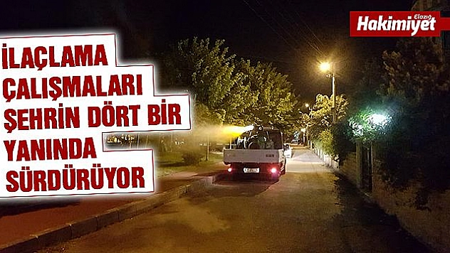 Yaz Dönemine Girerken İlaçlama Çalışmaları Hız Kazandı