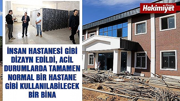 5 bin metrekarelik havyan hastanesi son aşamaya geldi