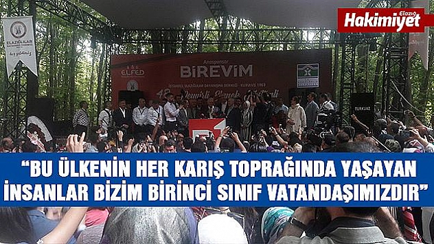 Binali Yıldırım, Elazığlılar ile Buluştu