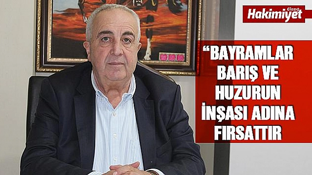 Erdem: ''Hep bayram tadında günlerimiz olsun''