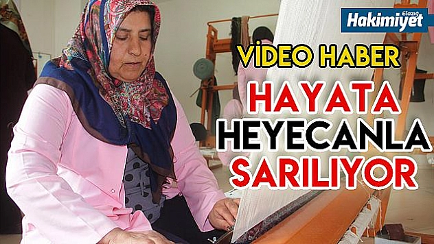 Halı dokumak hastalığına terapi oldu