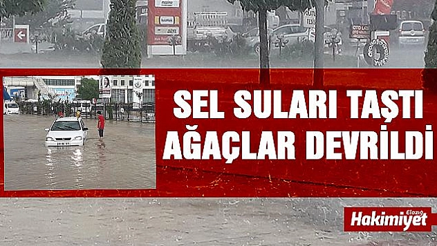SAĞANAK YAĞIŞ, HAYATI OLUMSUZ ETKİLEDİ