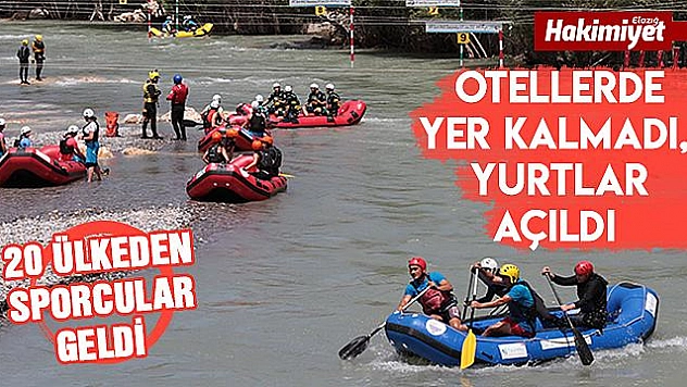 Tunceli'de Dünya Rafting Şampiyonası heyecanı
