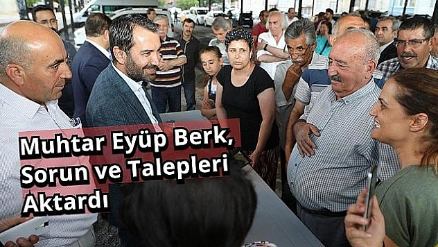 BAŞKAN ŞERİFOĞULLARI FEVZİ ÇAKMAK SAKİNLERİNİ DİNLEDİ