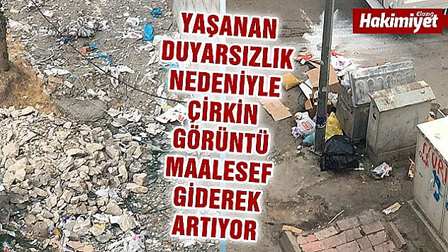 BELEDİYE UYARIYOR, BAZI İNSANLAR DİKKATE ALMIYOR
