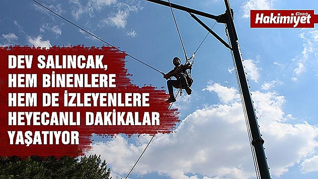 Bu salıncakta sallanmak cesaret ister