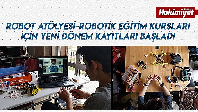 Elazığ Belediyesinden Robotik Eğitim Kursu