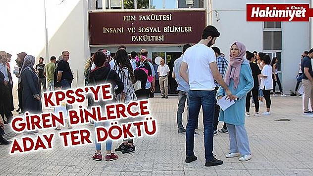 Elazığ'da KPSS heyecanı