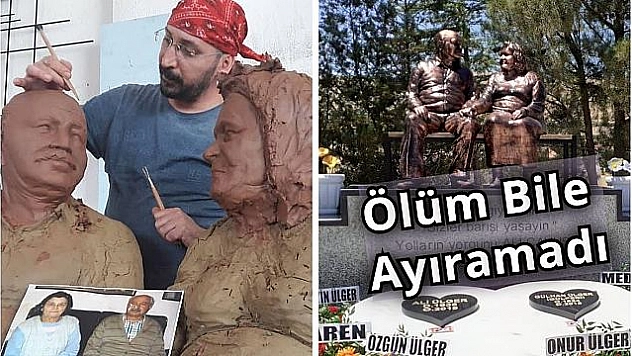 Elazığlı Heykeltıraş Bir Aşk Hikayesini Ölümsüzleştirdi