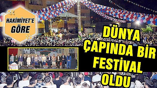 FESTİVALLE GELEN TANITIM VE ÇEMİŞGEZEK ÖRNEĞİ