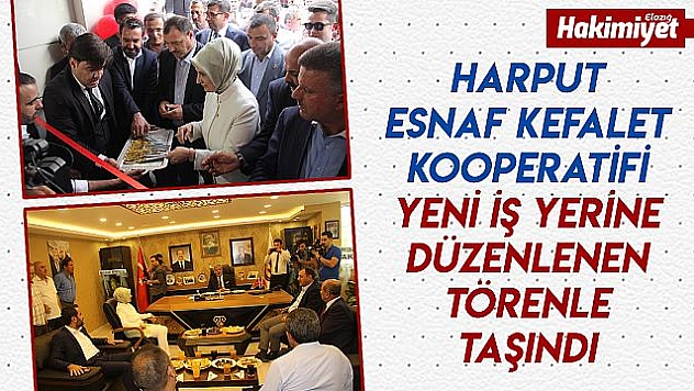 Harput Esnaf ve Sanatkarlar yeni yerine taşındı