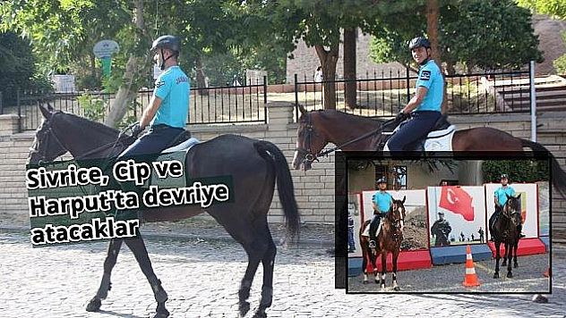 Harput'ta Atlı Jandarma Birlikleri Göreve Başladı