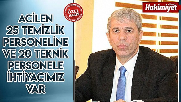 PERSONELE İHTİYACIMIZ VAR