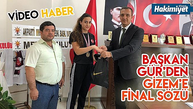 Şampiyon sporcudan Gür'e ziyaret