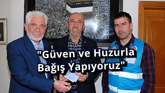 BAŞKAN DUMANDAĞ, KURBANINI TDV'YE TESLİM ETTİ