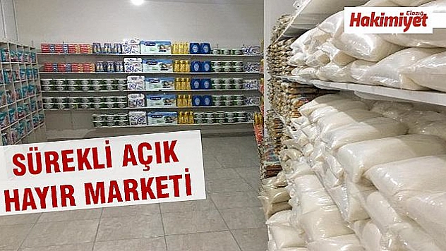 Elazığ'da ihtiyaç sahiplerine özel 'Hayır Marketi'