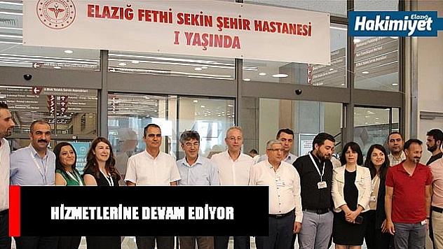 Fethi Sekin Şehir Hastanesi, 1 yılda 1 milyon 862 bin hastaya hizmet verdi