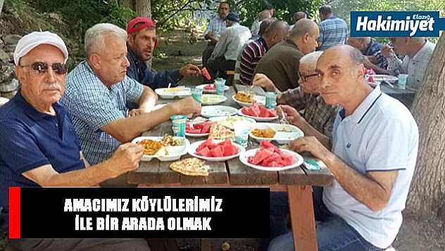 SEÇİMİ KAZANAN MUHTAR KÖYLÜLERE ZİYAFET VERDİ