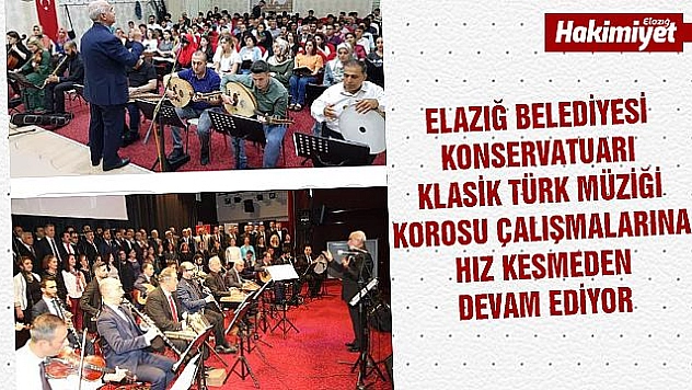 BELEDİYE KONSERVATUARI TÜRK MÜZİĞİ KOROSU ÇALIŞMALARINA DEVAM EDİYOR