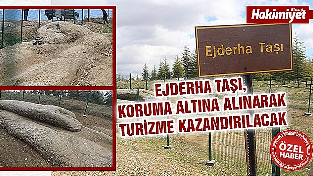 Efsanelere konu olan 'EJDERHA TAŞI'