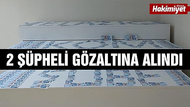 Elazığ'da 392 adet sahte 100 TL ele geçirildi